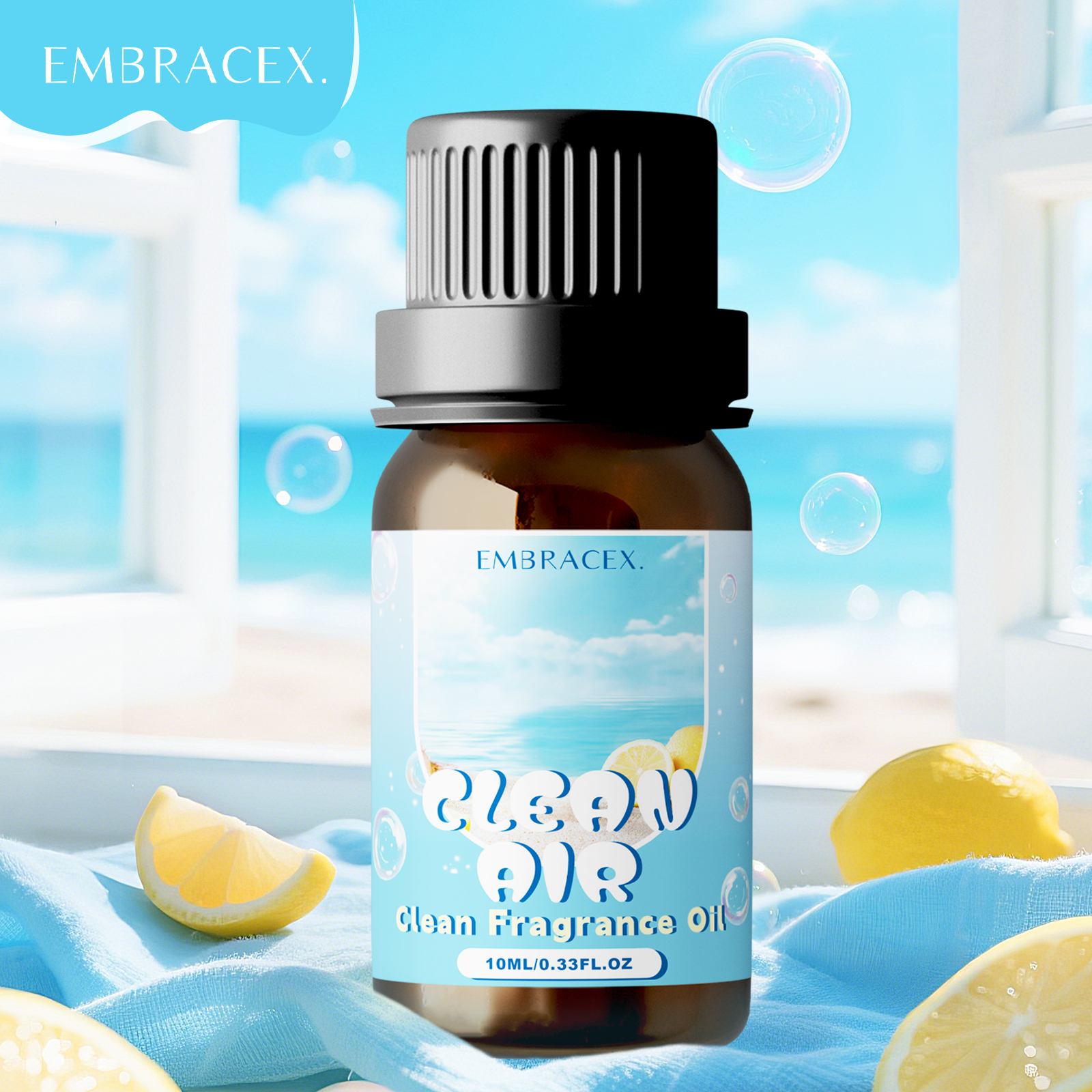 Perfume Fragrance Essence - 10ml Clean Air Essential Oil Lemon