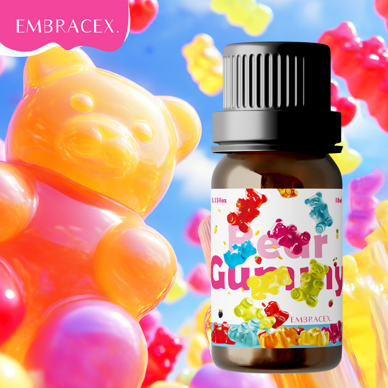 Perfume Fragrance Essence - 10ml Gummy Bear Fragrance Oil Essential