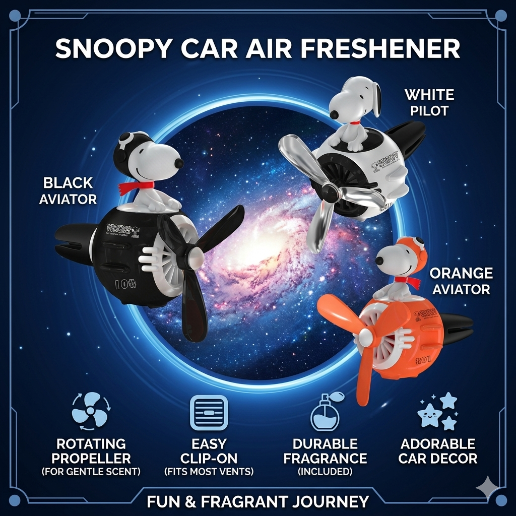 Perfume Fragrance Good - Cute Snoopy Anime Car Air Freshener