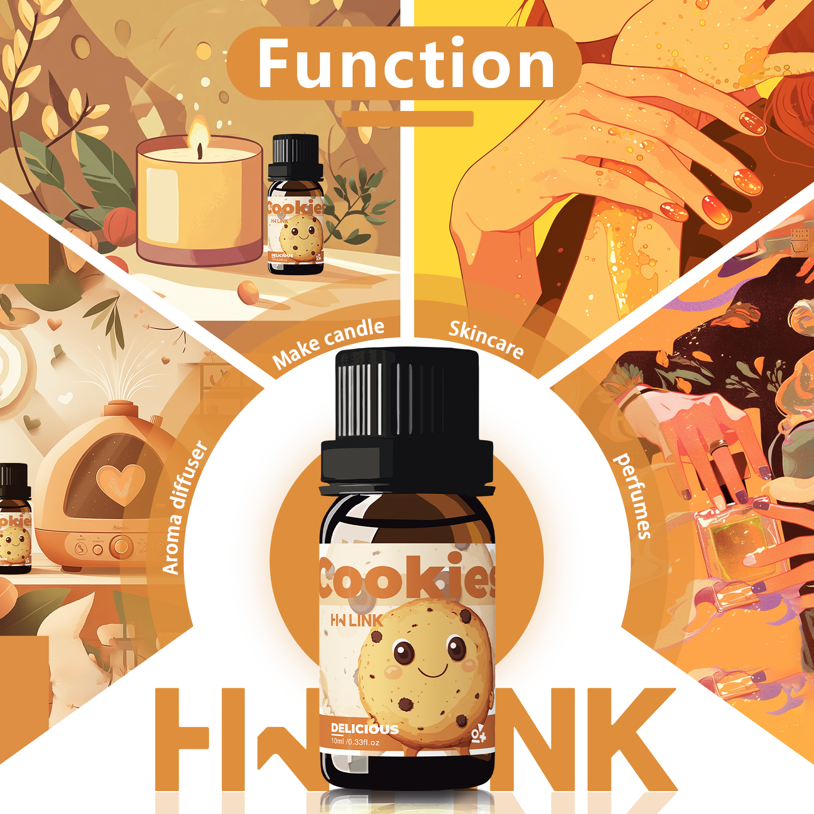 10ml Cookies Essential Oils Pe - Perfume Fragrance Essence のレビューと価格