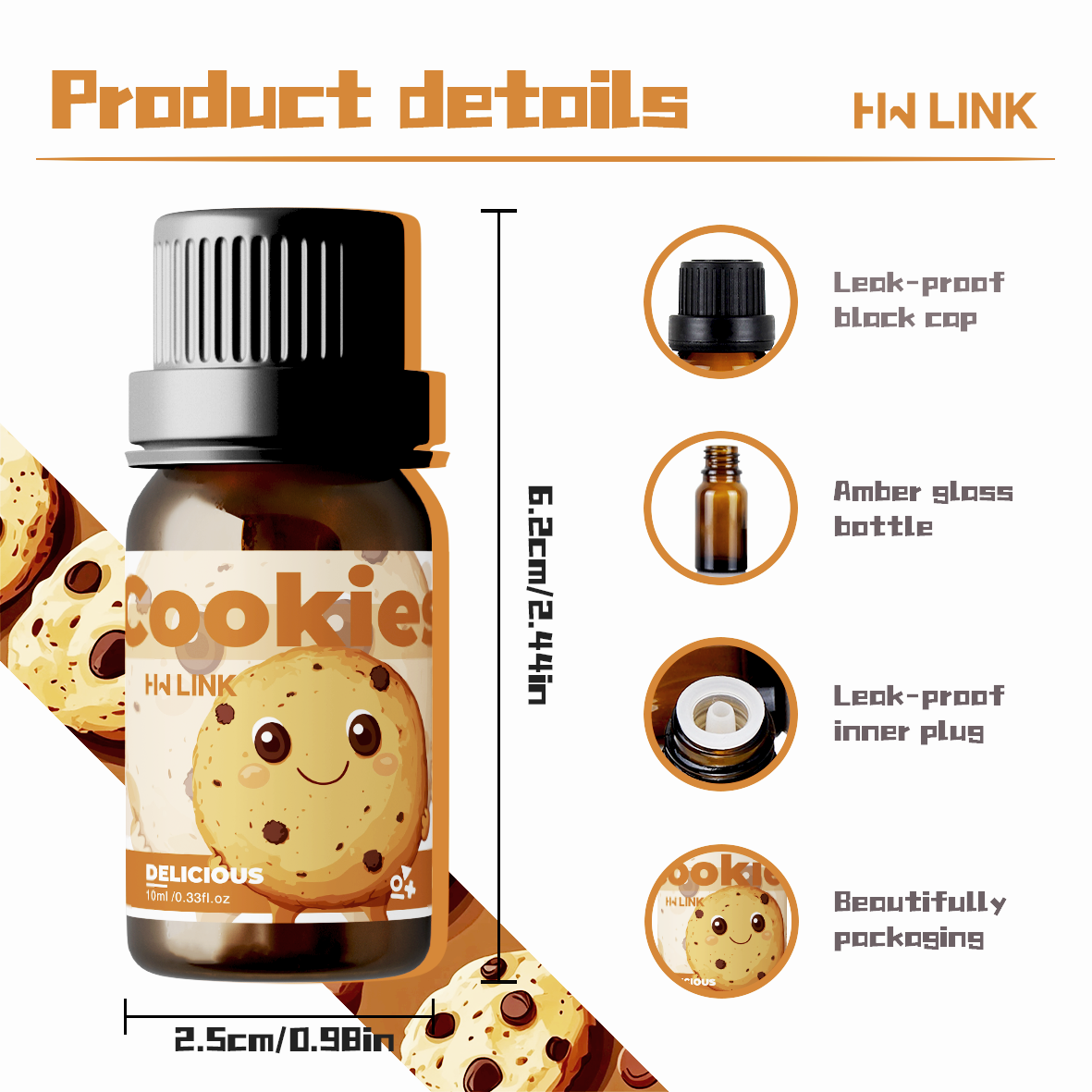 10ml Cookies Essential Oils Pe - Perfume Fragrance Essence のレビューと価格