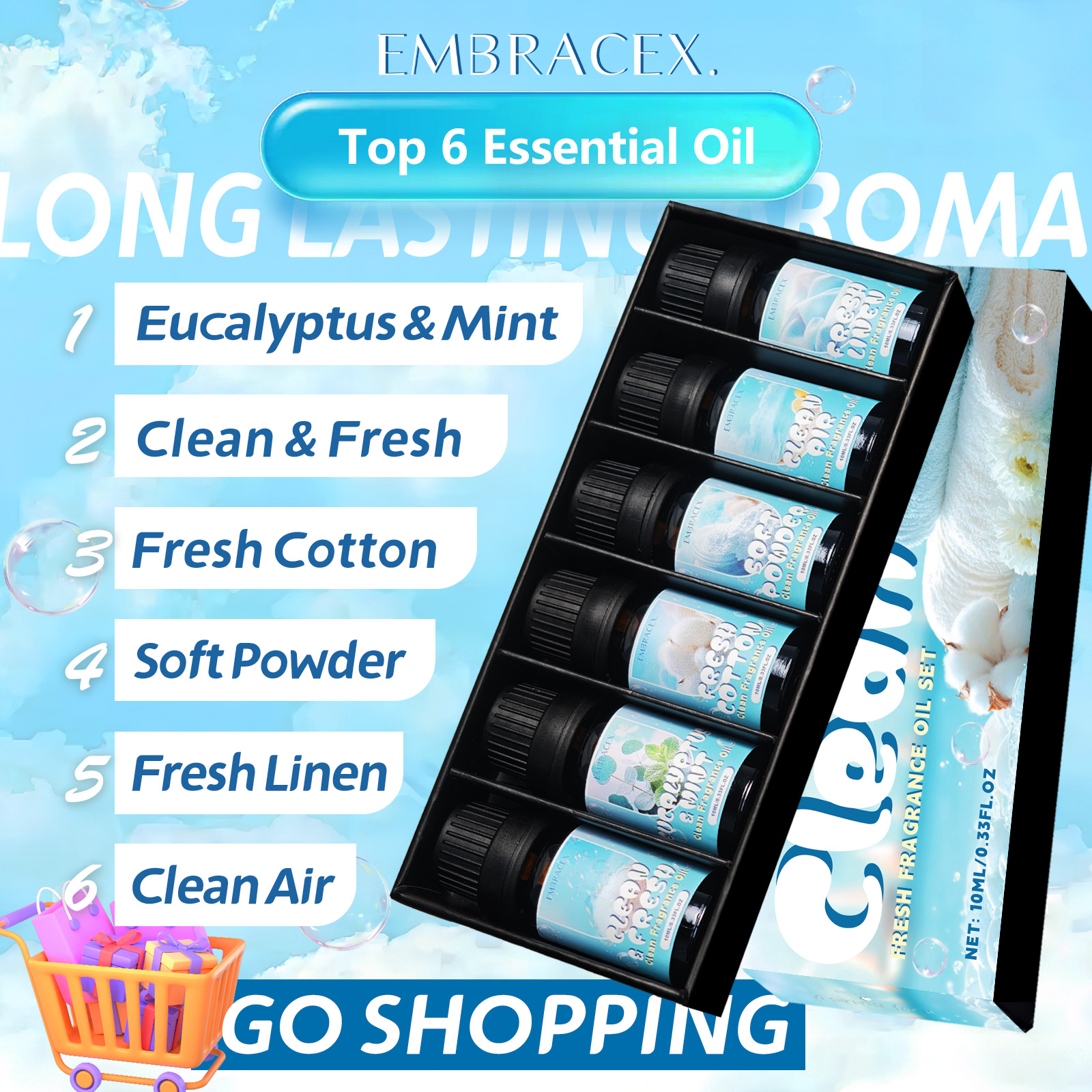 10ml Clean Air Essential Oil L - Perfume Fragrance Essence のレビューと価格