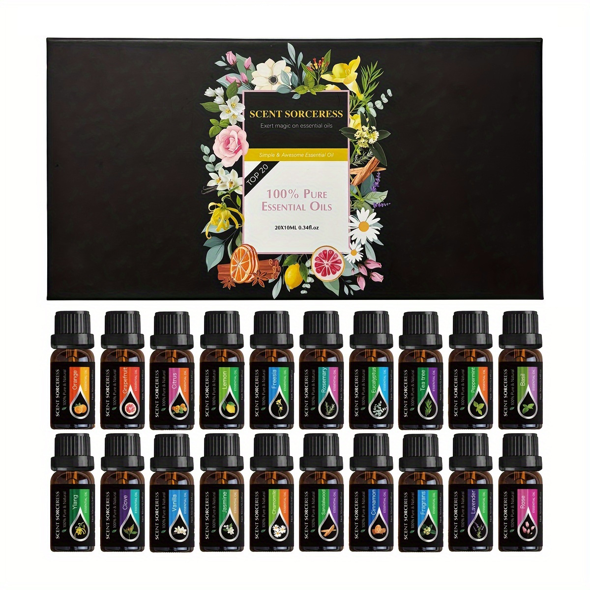 20pcs/set Essential Oil Set La - Perfume Fragrance Essence のレビューと価格