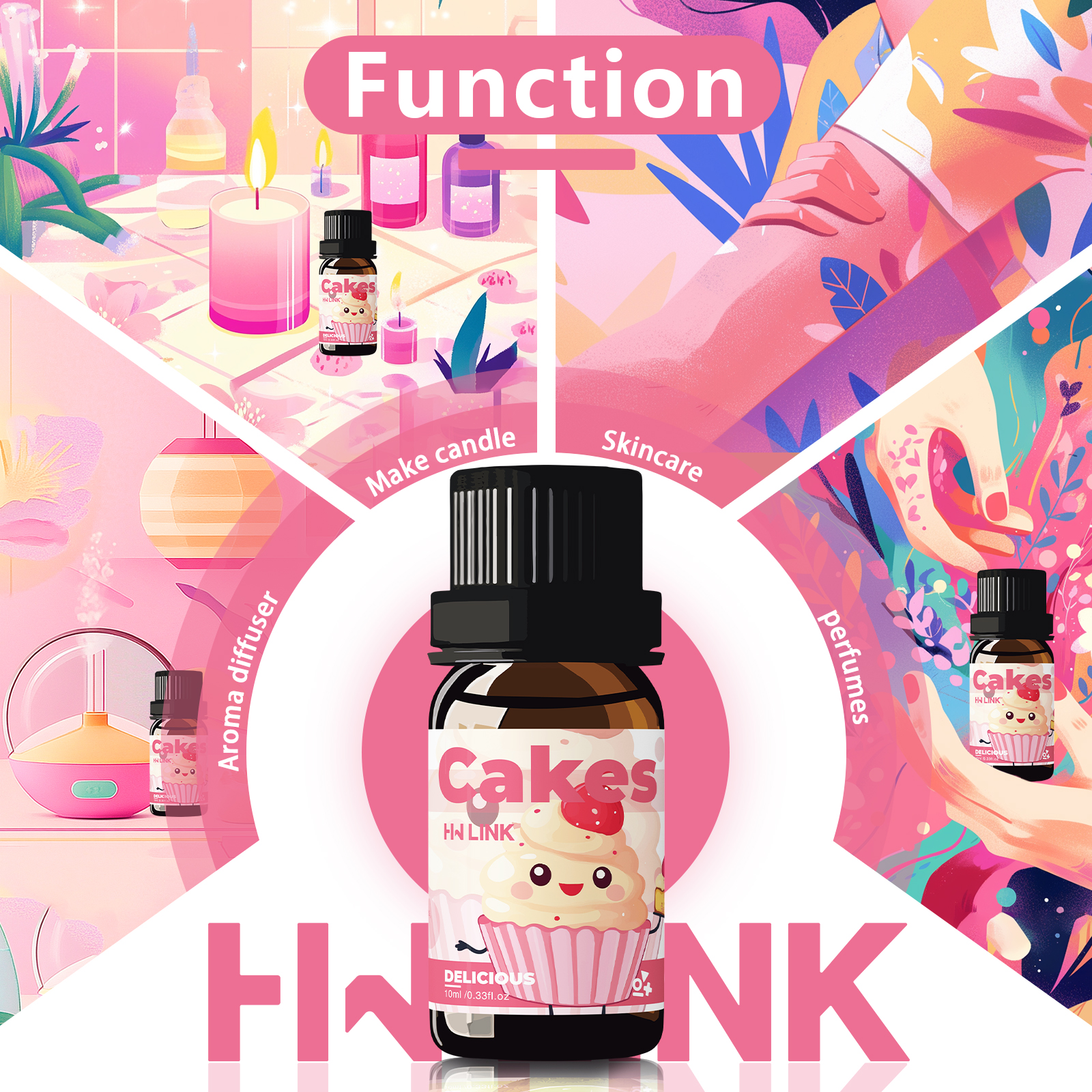 10ml Cakes Essential Oils Perf - Perfume Fragrance Essence のレビューと価格