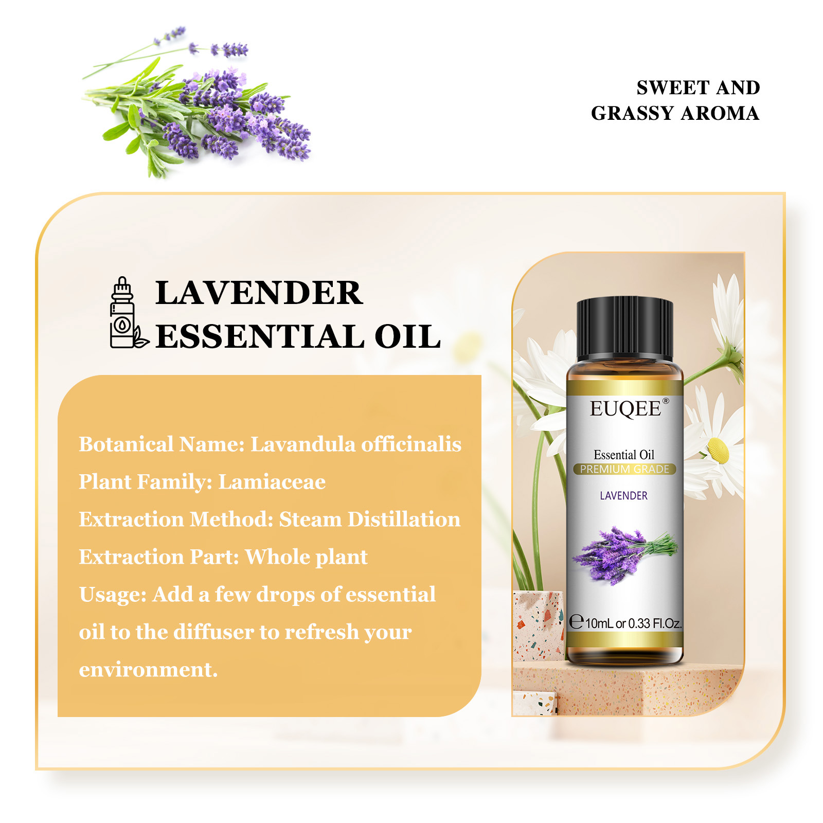 EUQEE 10ml Pure Natural Essent - Perfume Fragrance Essence のレビューと価格