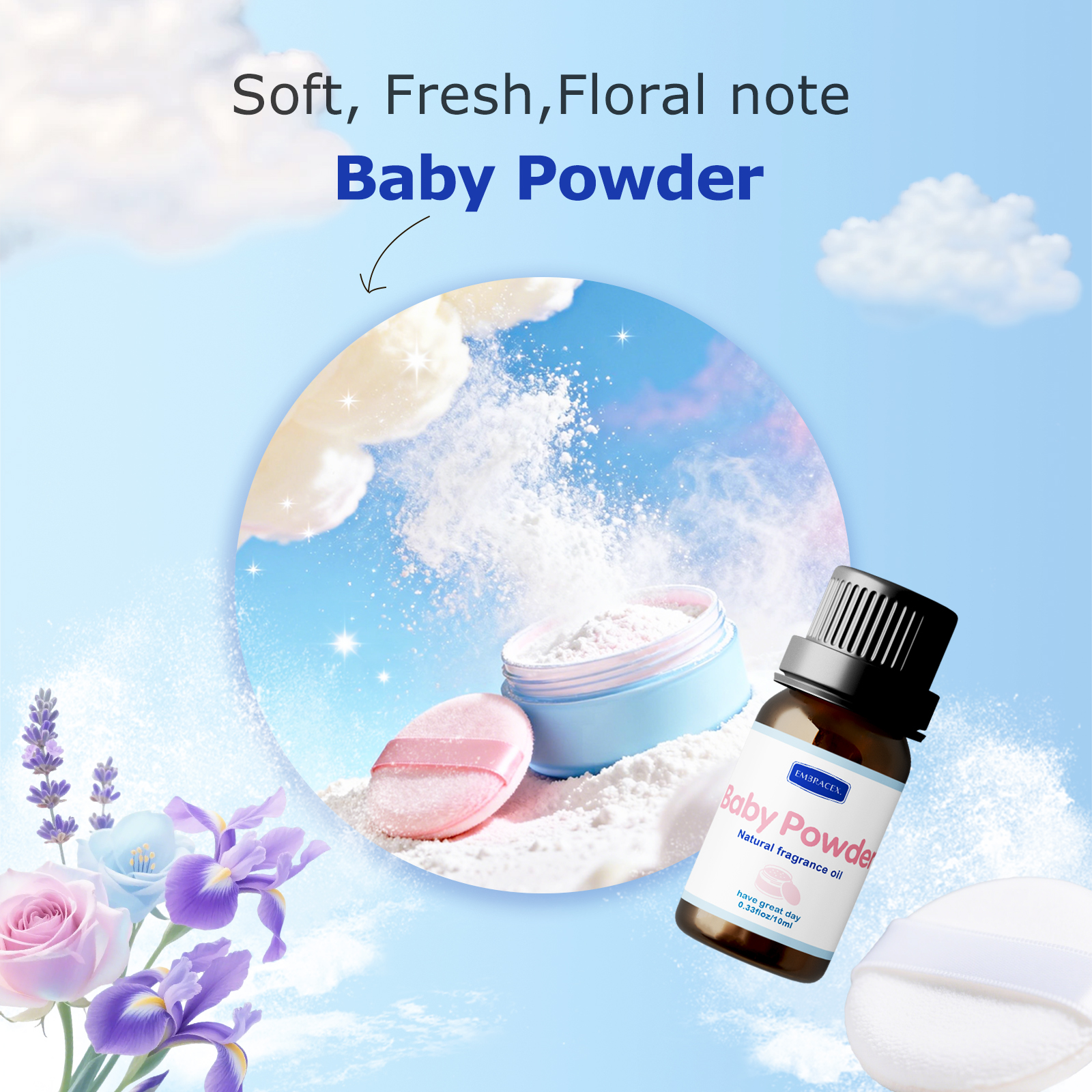 10ml Baby Powder Essential Oil - Perfume Fragrance Essence のレビューと価格